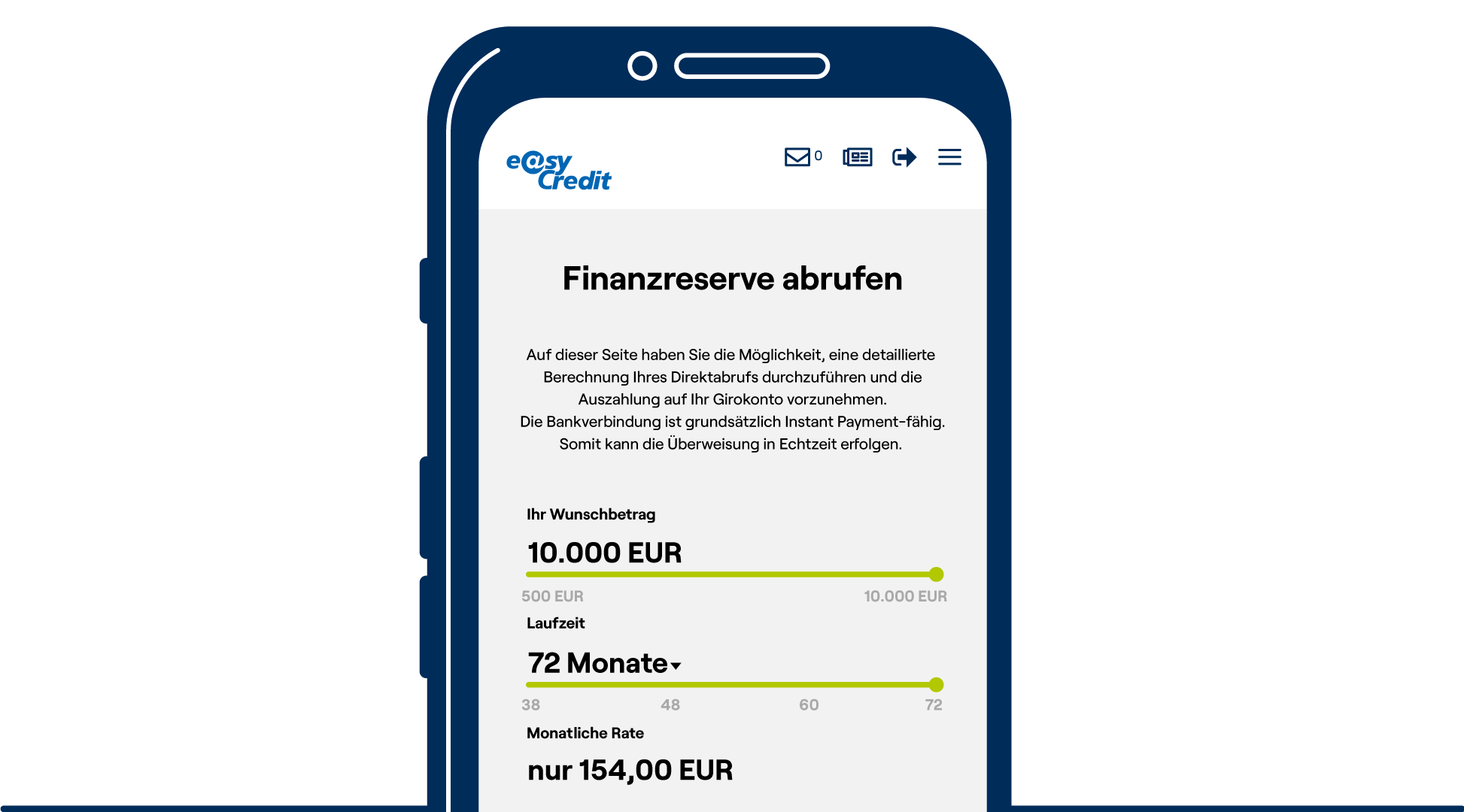 Kundenportal Von EasyCredit: Kredit Flexibel Steuern.